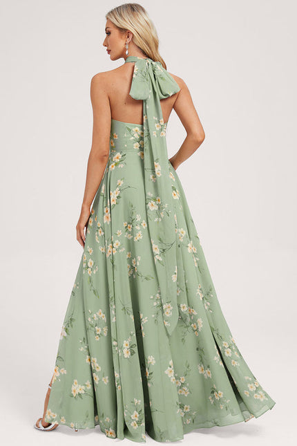 Robe Pastel Rose Trapèze Décolleté Col V - gallery 7