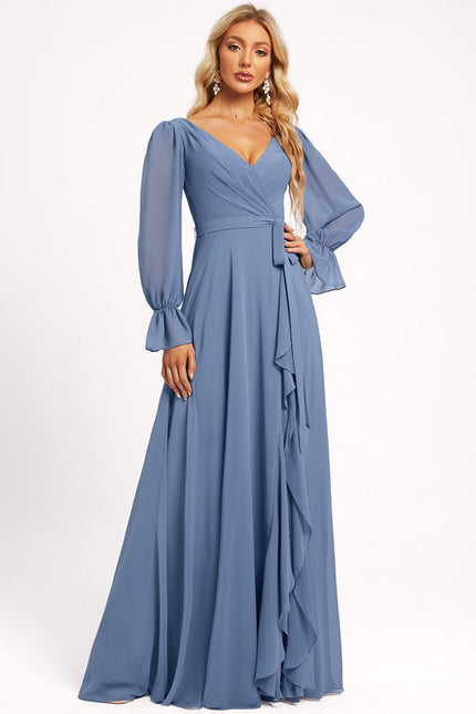 Robe Pastel Rose Demoiselle D'Honneur Élégante - gallery 6