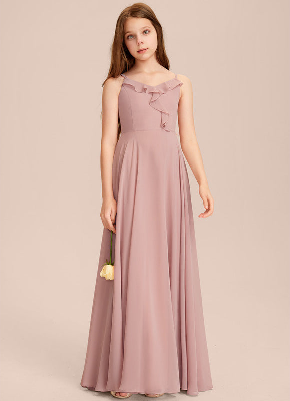 Robe Pastel Verte Col V Longueur Maxi