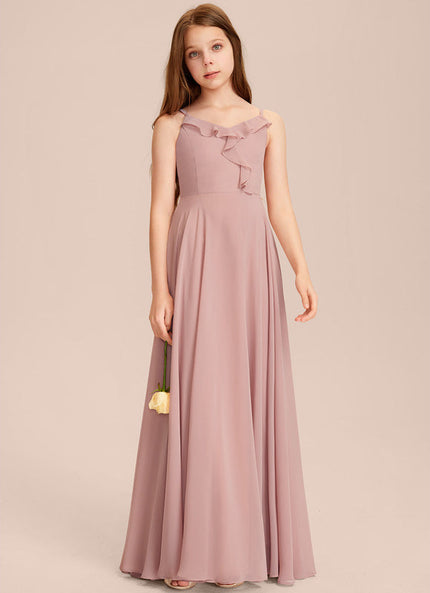 Robe Pastel Verte Col V Longueur Maxi