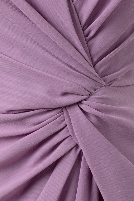 Robe Pastel Rose Demoiselle D'Honneur Élégante - gallery 8