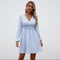 Robe Bleu Pastel