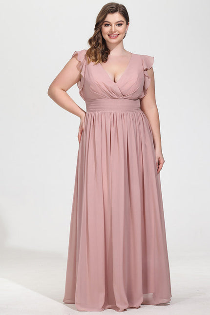 Robe Pastel Vert Poudré Demoiselle D'Honneur Élégante - gallery 8
