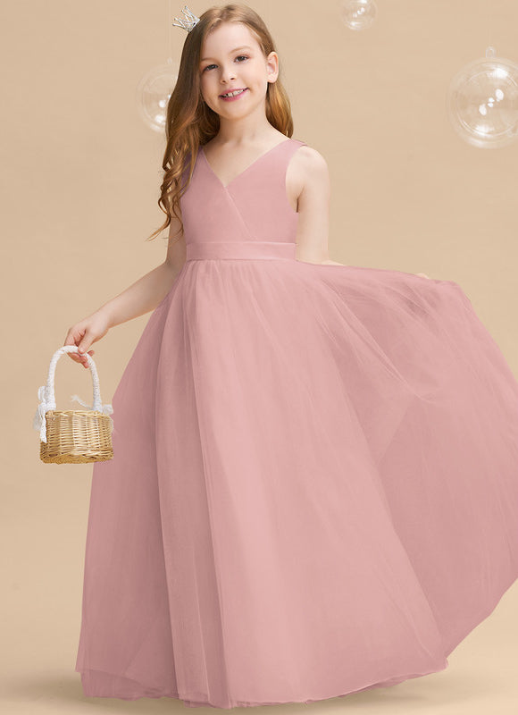 Robe Pastel Demoiselle D'Honneur Rose