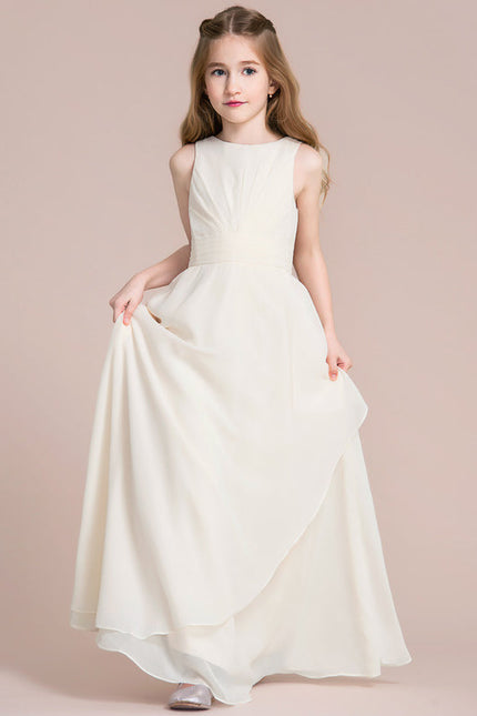 Robe Pastel Rose Demoiselle D'Honneur Volants - gallery 1