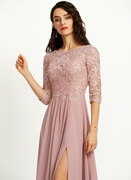 Robe Pastel Rose Demoiselle D'Honneur Élégante