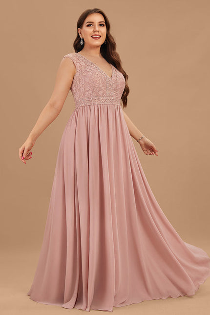 Robe Pastel Rose Demoiselle D'Honneur Élégante - gallery 9