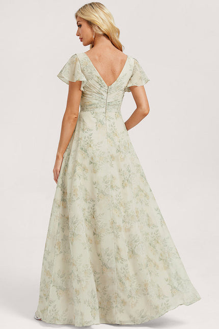 Robe Pastel Rose Demoiselle D'Honneur Élégante - gallery 4