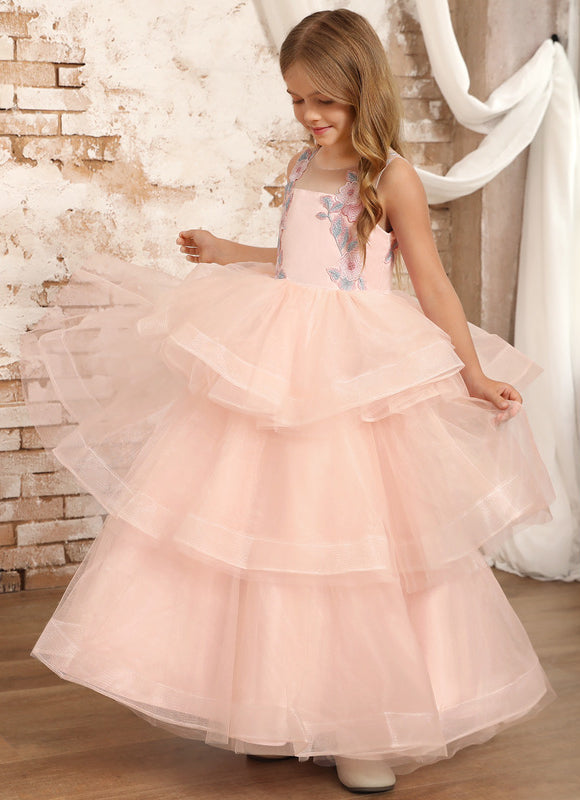 Robe Pastel Rose Princesse Tulle Mariage - gallery 8