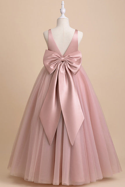 Robe Pastel Demoiselle D'Honneur Rose - gallery 2