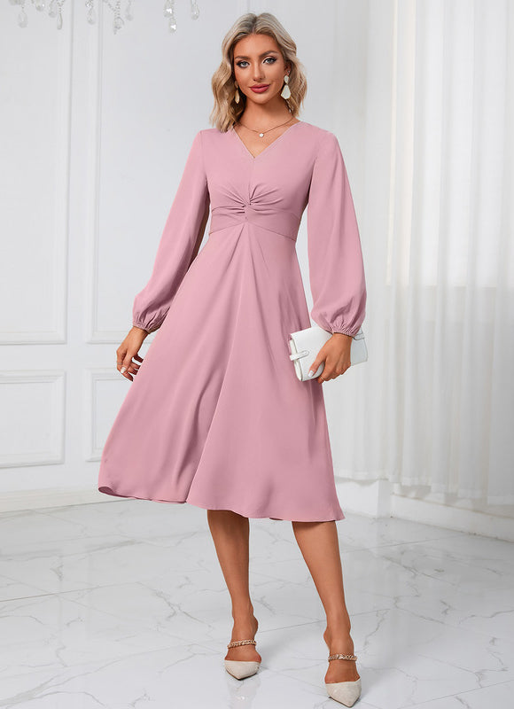 Robe Dentelle Rose Pastel - gallery 3
