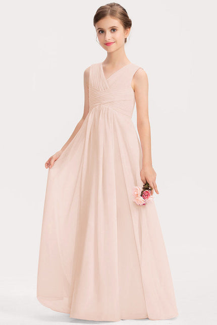 Robe Pastel Verte Col V Longueur Maxi
