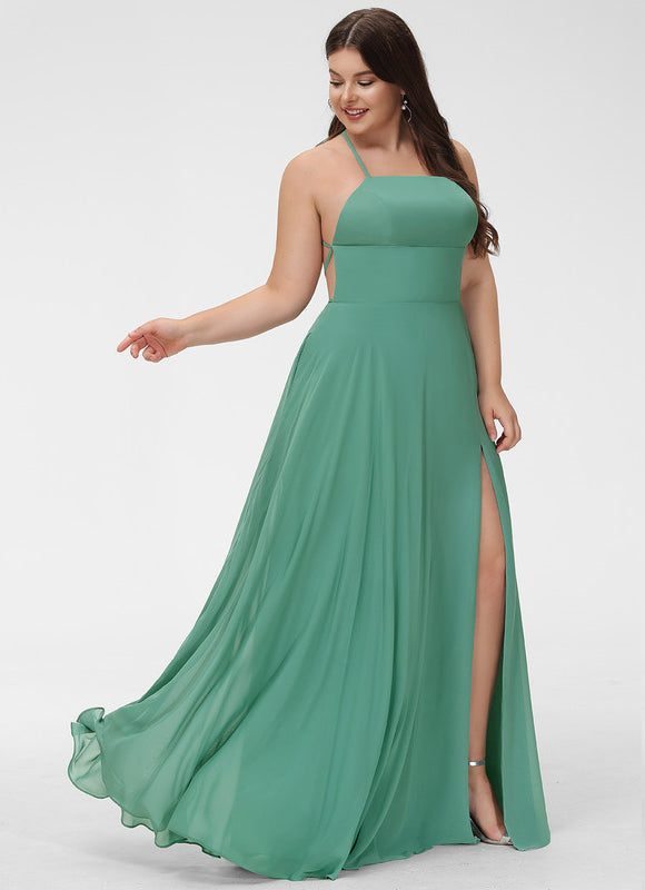 Robe Pastel Verte Trapèze Soirée Élégante - gallery 5