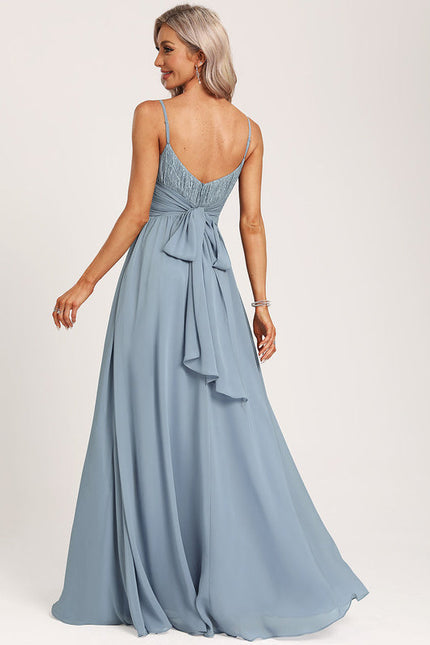 Robe Pastel Rose Demoiselle D'Honneur Élégante - gallery 6