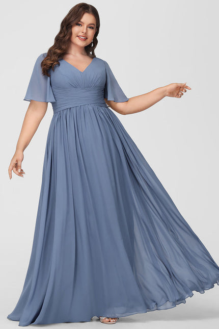 Robe Pastel Rose Demoiselle D'Honneur Élégante - gallery 5