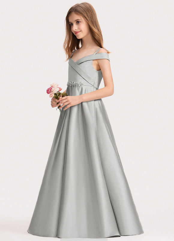 Robe Longue Vert Pastel - gallery 1