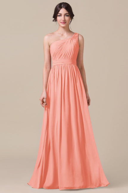 Robe Pastel Bleu Décolleté Asymétrique Longue