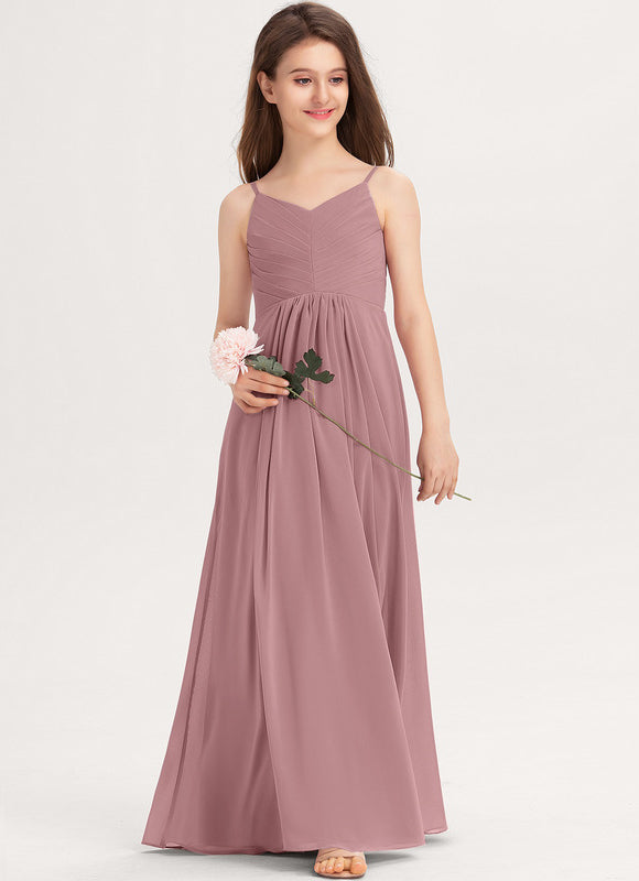 Robe Pastel Verte Col V Longueur Maxi - gallery 2