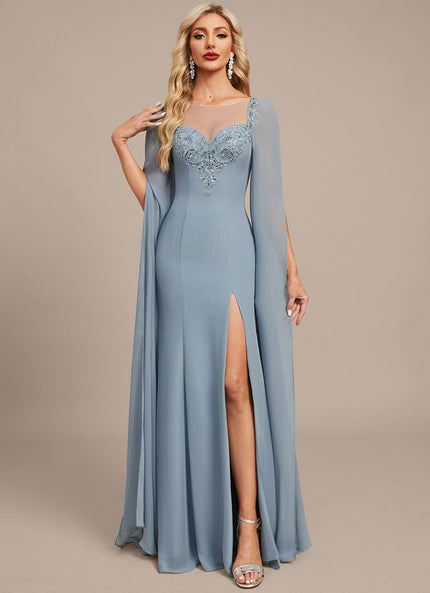 Robe Pastel Bleu Fourreau Soirée Élégante