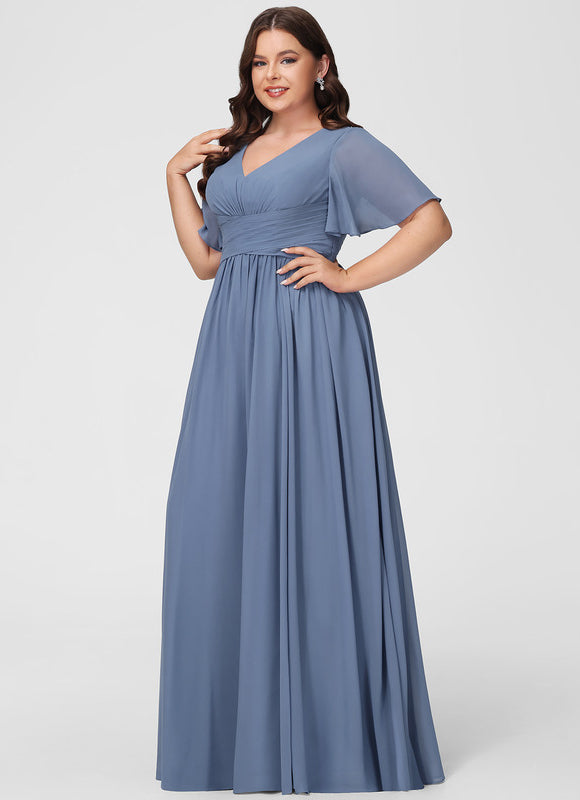 Robe Pastel Rose Demoiselle D'Honneur Élégante - gallery 7