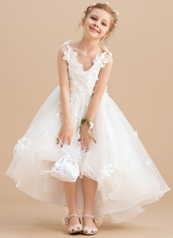 Robe Pastel Demoiselle D'Honneur Blanche  - gallery 2