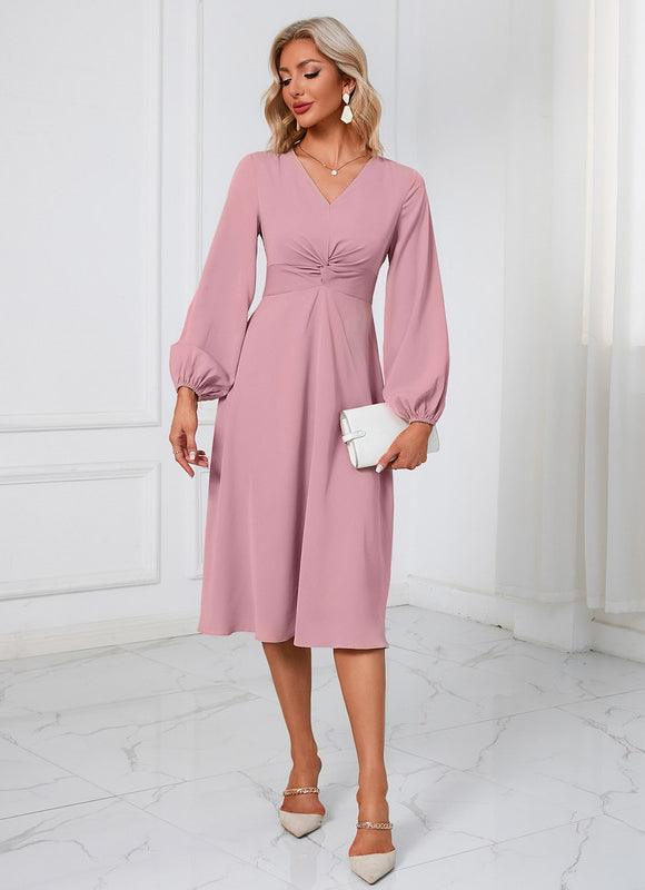 Robe Dentelle Rose Pastel - gallery 5