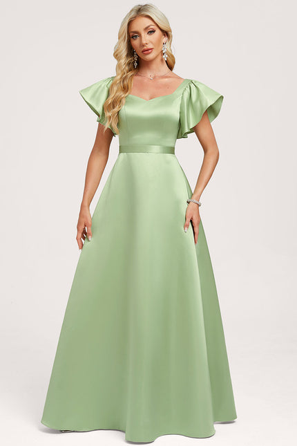 Robe Longue Couleur Pastel - gallery 1