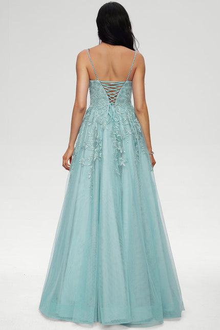Robe Pastel Vert D'Eau Princesses Tulle - gallery 2