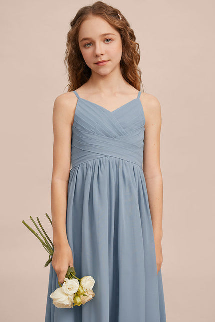 Robe Pastel Verte Col V Longueur Maxi - gallery 4