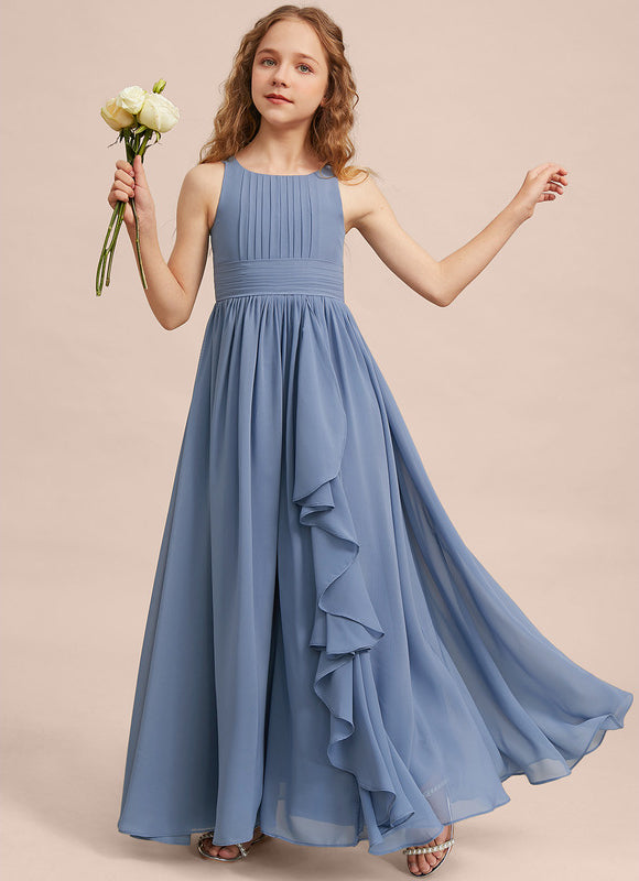 Robe Pastel Demoiselle D'Honneur Bleu Clair