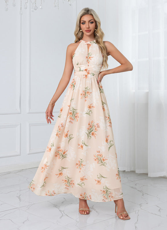 Robe Pastel Floral Lilas Longueur Maxi - gallery 7