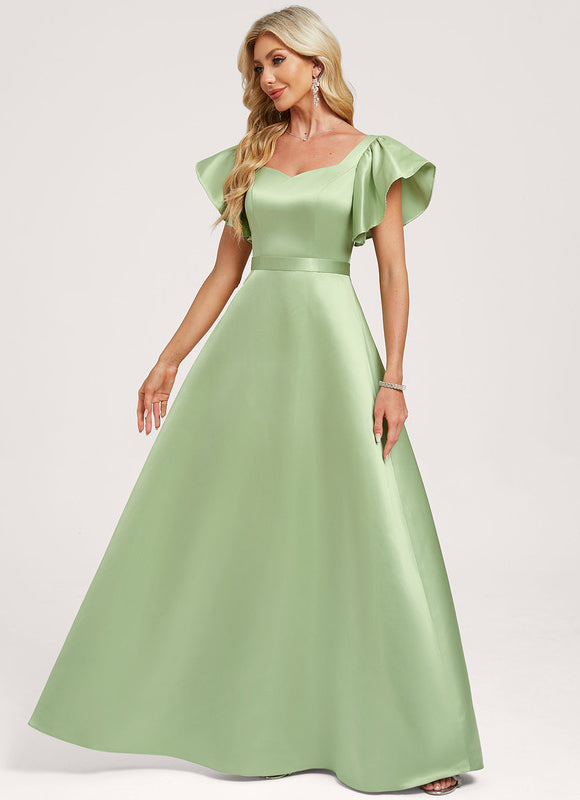 Robe Longue Couleur Pastel - gallery 2