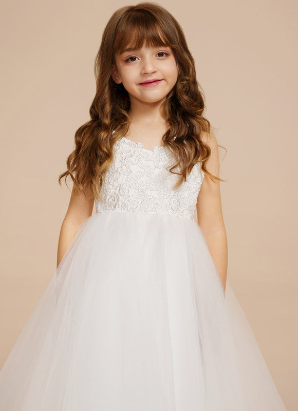Robe Pastel Blanche Demoiselle D'Honneur Long. - gallery 8