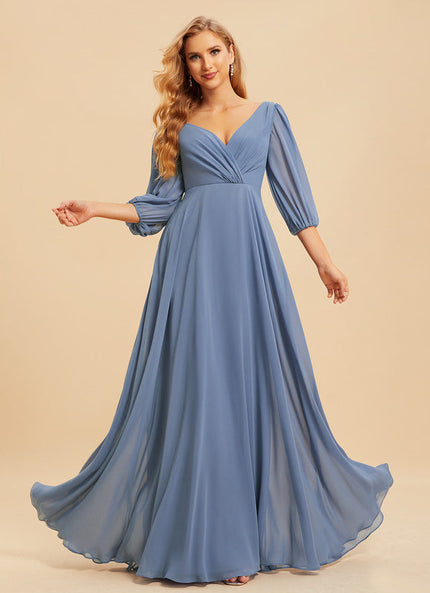 Robe Pastel Rose Demoiselle D'Honneur Élégante