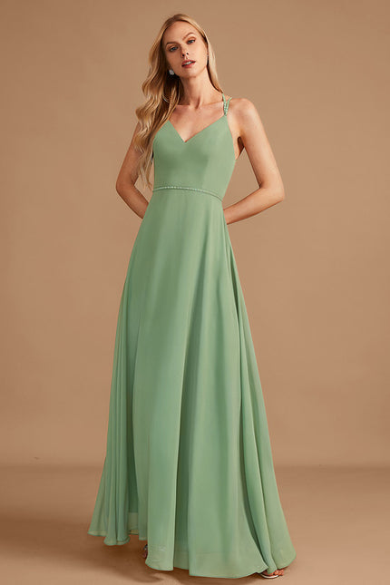 Robe Demoiselle D'Honneur Vert Pastel - gallery 1