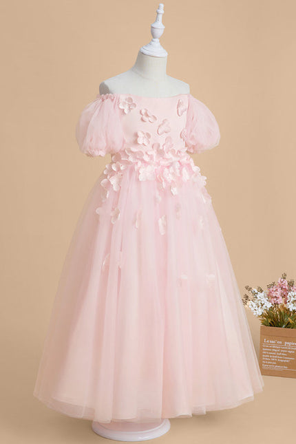 Robe Pastel Rose Décolleté Épaule Dénudée - gallery 1