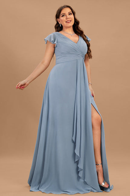 Robe Pastel Rose Demoiselle D'Honneur Élégante - gallery 9