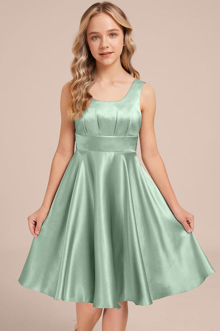 Robe Pastel Demoiselle D'Honneur Vert Menthe - gallery 3