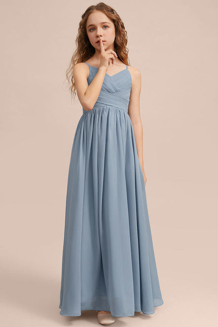 Robe Pastel Verte Col V Longueur Maxi - gallery 2