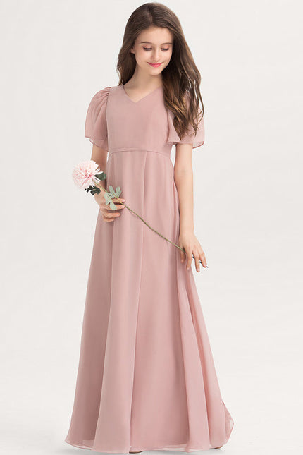 Robe Pastel Verte Col V Longueur Maxi - gallery 1