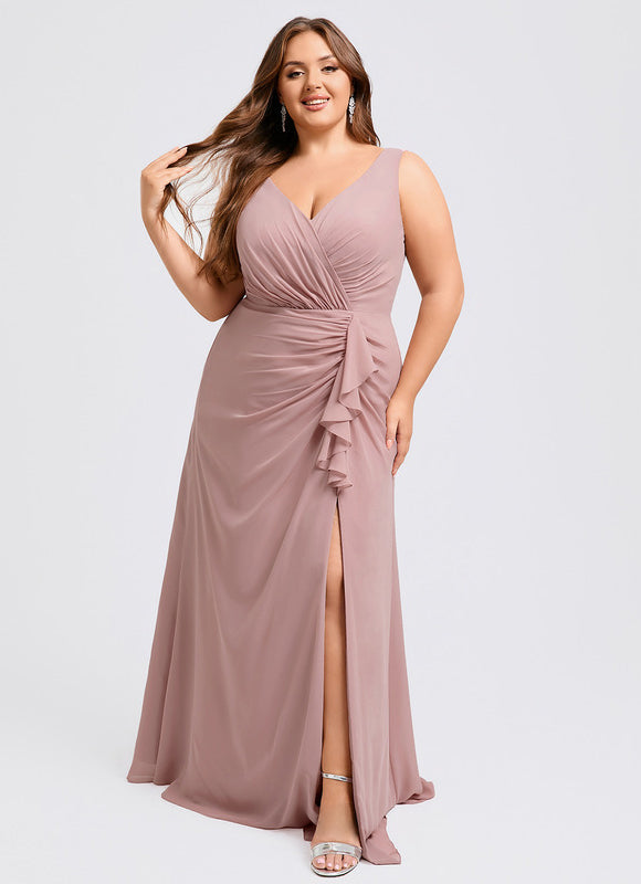 Robe Pastel Demoiselle D'Honneur Bleu Clair - gallery 7