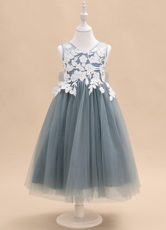 Robe Pastel Demoiselle D'Honneur Bleu Canard - gallery 2
