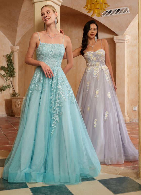 Robe Pastel Vert D'Eau Princesses Tulle - gallery 5
