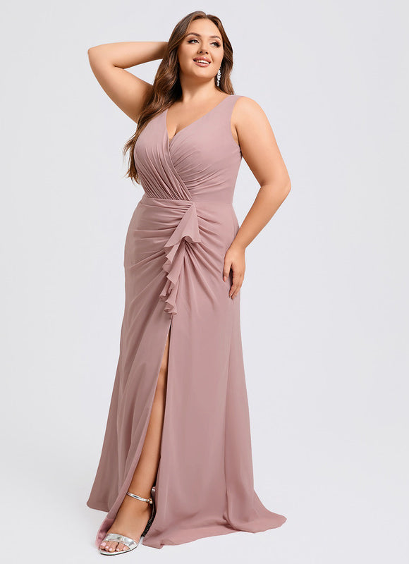 Robe Pastel Demoiselle D'Honneur Bleu Clair - gallery 5