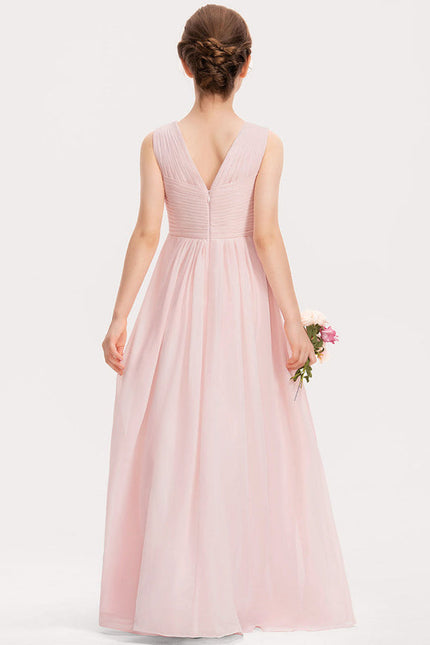 Robe Pastel Verte Col V Longueur Maxi - gallery 6