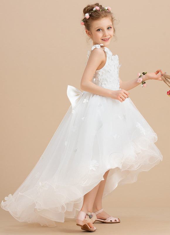 Robe Pastel Demoiselle D'Honneur Blanche  - gallery 4
