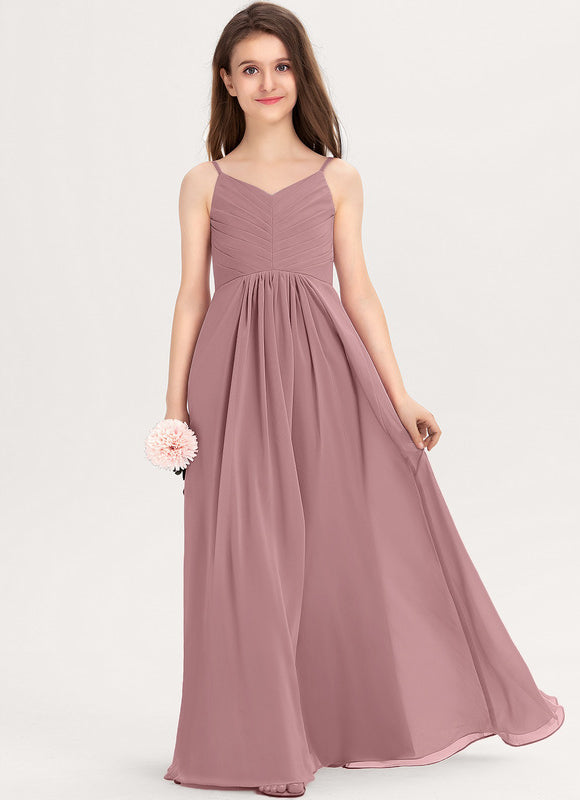 Robe Pastel Verte Col V Longueur Maxi - gallery 1