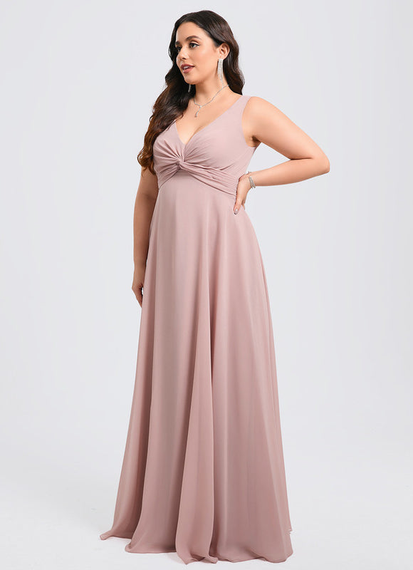 Robe Pastel Demoiselle D'Honneur Bleu Clair - gallery 7