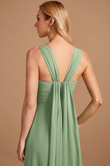 Robe Pastel Rose Demoiselle D'Honneur Élégante - gallery 7
