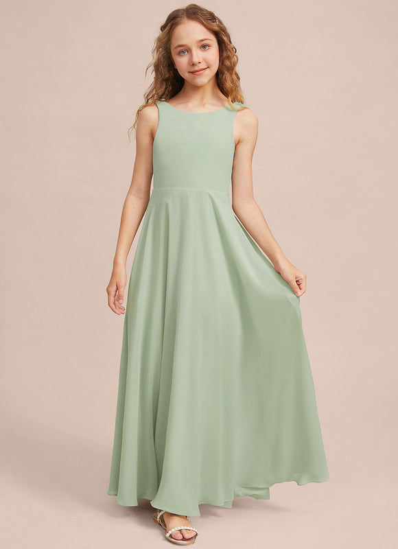 Robe Pastel Demoiselle D'Honneur Bleu Clair - gallery 3